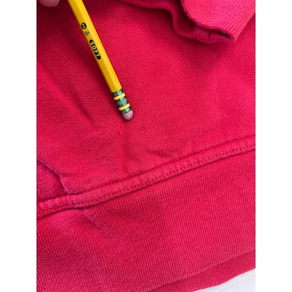 The North Face Mens Half Dome Pullover Hoodie Red Large Logo Sweatshirt L‎